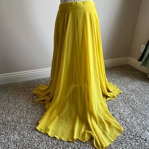Long Yellow Skirt